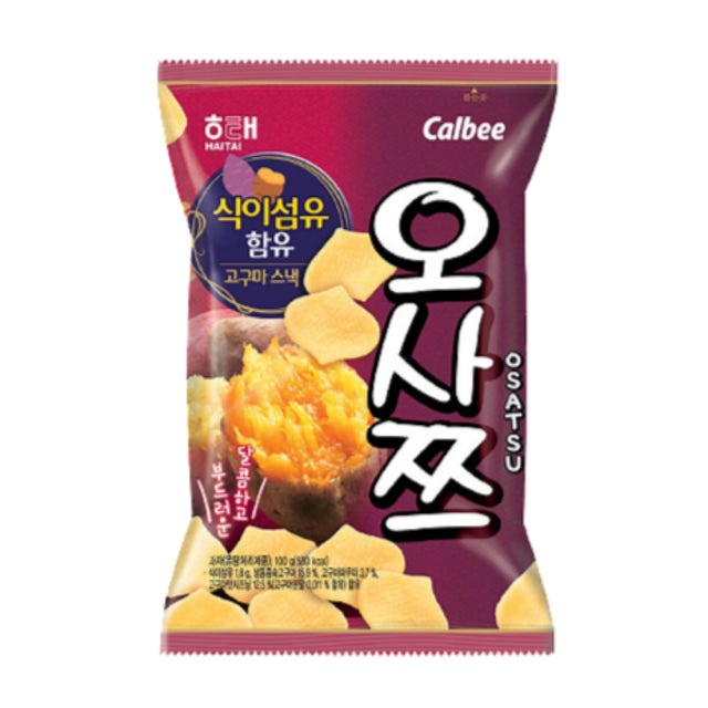 Haitai Osatsu Sweet Potato snack 60g/ 해태 오사쯔 60g